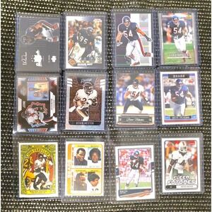 Chicago Bears Card Lot Walter Payton Brian Urlacher Devin Hester Richard Dent